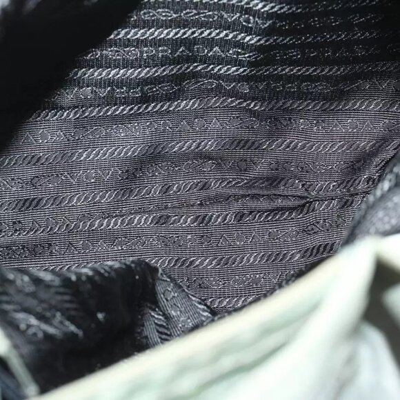 PRADA Shoulder Bag Nylon Khaki Auth - Picture 16 of 16